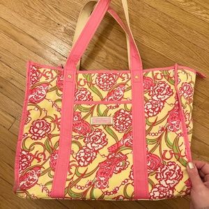 Lilly Pulitzer Chi Omega Sorority Tote Bag
